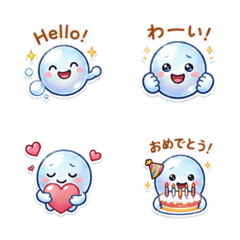 Bubbly Pukupukun Emoji