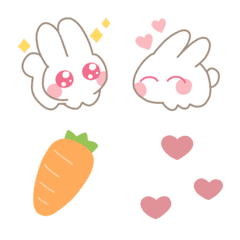 Pink eyes rabbit.