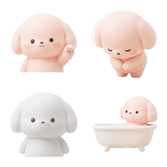 simple Toy Poodle  Emoji