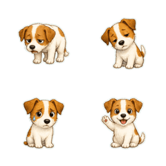 傑克羅素犬無字反應1♪