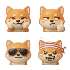 哈餃柴犬 3D