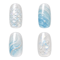 美甲圖鑑｜魚鱗琉波系列