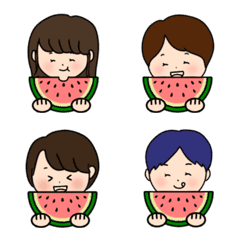 Summer Festival Girls Emoji