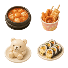 CuteKoreanFoodEmojis