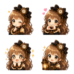 Karakuri Clock Doll Emoji (Girl Ver.)