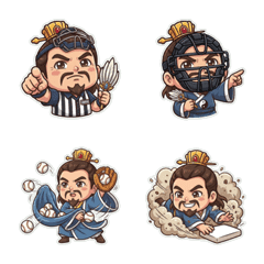 三國:孔明 (棒球篇) 臉特寫 表情貼
