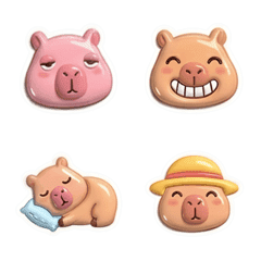 capybara sticker-like