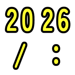 Date and time in half-width numerals