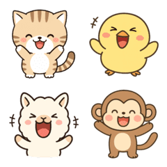smiling animals Emoji