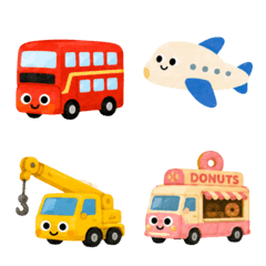 Colorful Vehicle Storybook
