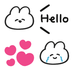 シンプルなうさぎさん