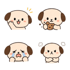 Emoji dog dog