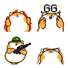 Cute and funny chubby dog Emoji 5
