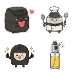 Cute Air Fryer Emojis2