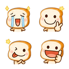 Bald bread emoji