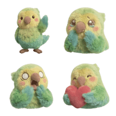 ふわふわインコ