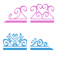 ライン絵文字　vol.23 カリグラフィカラー