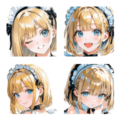 Beautiful Maids: Tiny Elegant Emoji