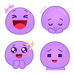 Very useful animation Emoji v.violet.