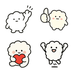 Mofu Cloud Soft Reaction Emoji