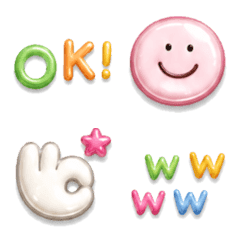 Easy-to-use, colorful pastel emojis