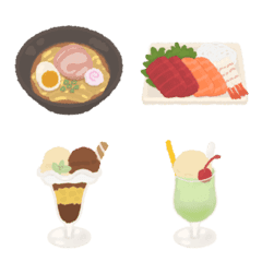 Things I want to eat and drink emoji