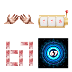 67手勢動態表情貼：讓聊天更有戲！