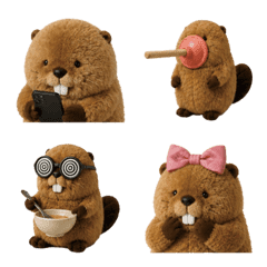 Beaver Plush Emojis 7