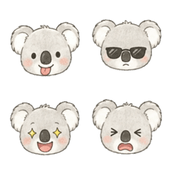 Fluffy Koala Emojis