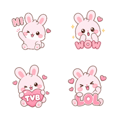 Pink Bunny Love