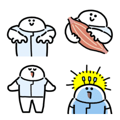 Smiling chiropractor anime emoji