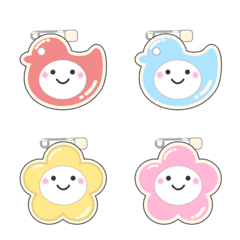 12-Color Kindergarten Name Tags.01 Bird