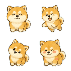 秋田犬微笑無字1A