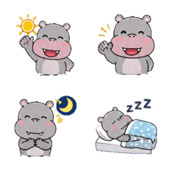 hippopotamus Daily Emoji