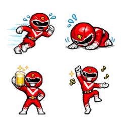 Emoji Power Rangers - Red Ranger