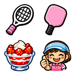 テニス＆ピックルボール連絡絵文字