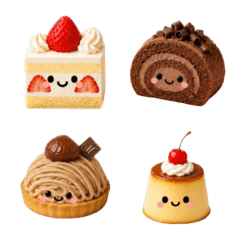 Cute Cafe Sweets Emoji