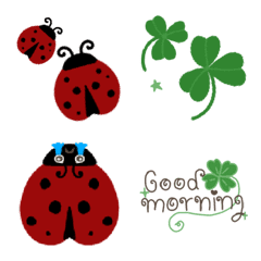 Cute ladybugs