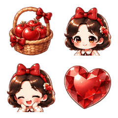 Apple Princess Emojis