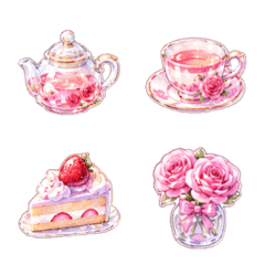Sparkling afternoon tea emoji 2