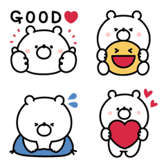 Animated Girly Bear Emojis