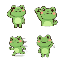 ゆるかわ◎カエルのリアクション絵文字