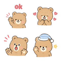 Cute & Casual Bear Emojis