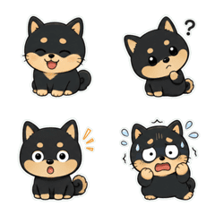 黑柴犬表情1A