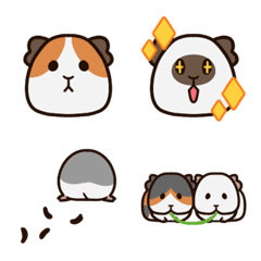 ゆるかわいいモルモットの絵文字