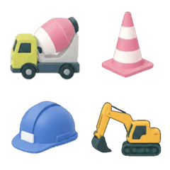 Construction Emoji pastel