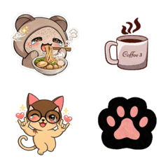 Pouty Bear and friends A