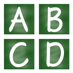 ALPHABET BLACKBOARD Emoji