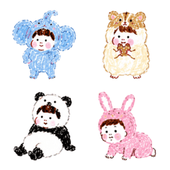 Cute Scribble Animals