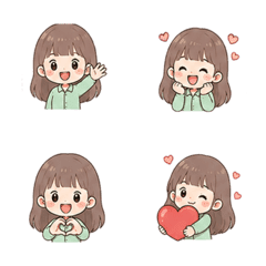 Mali, a cute little girl